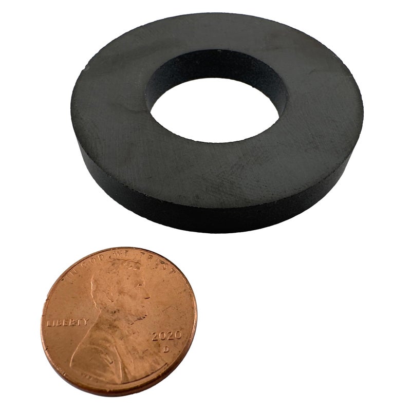 Master Magnetics Ceramic Ring Magnets - 1.75" Outer Diameter, 0.865" Inner Diameter, 0.225" Thick, Pack of 2, 07288 - Image 3
